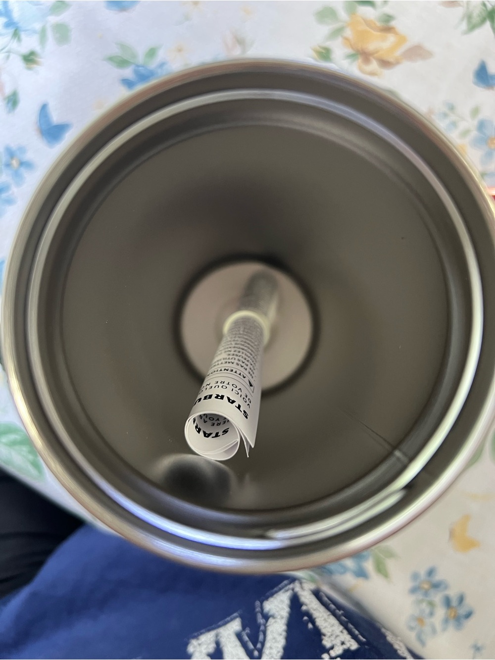 Starbucks Stainless Steel Adventure Tumbler with Green Strap and Orange Lid - Picture 7 of 8